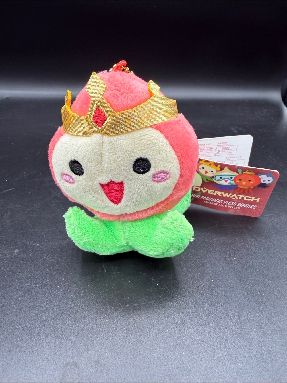 Overwatch Pachimari Pachiking 3-Inch Plush Hanger with Squeaker